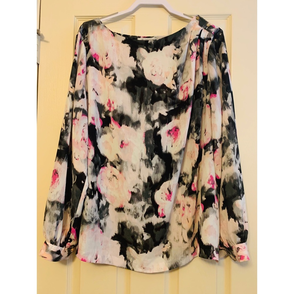 Multicolored Floral Print Blouse
